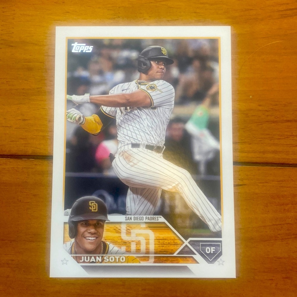 2023 Topps Oversized Juan Soto card Super Box Exclusive 8 x 5.75 in